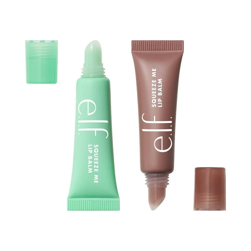 e.l.f. Squeeze Me More Lip Balm Duo Mint & Chocolate Lip Gloss Set NEW